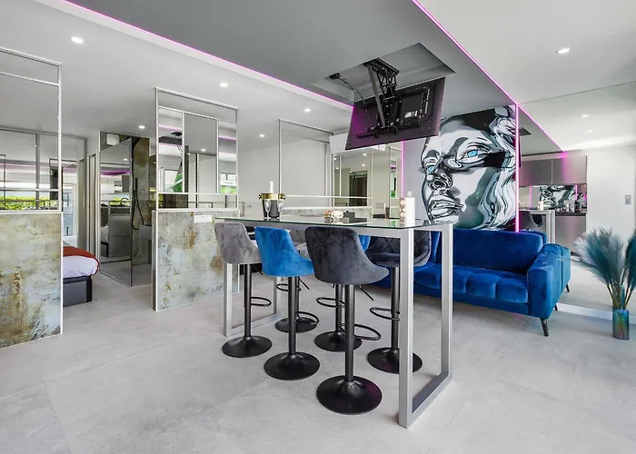 Villa Double Game - Design Luxe 4pers - Parking - Terrasse - Port Nature Village Naturiste *